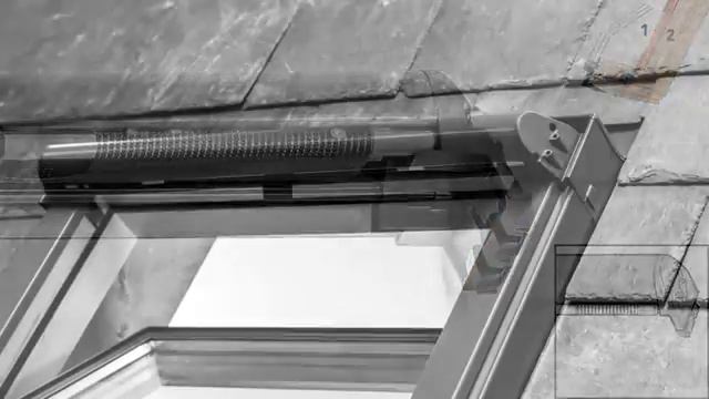 Монтаж маркизета MIA на окна ROOFLITE