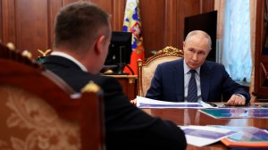 Путин провел встречу с Министром транспорта Андреем Никитиным