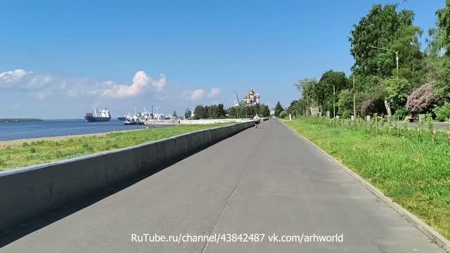 👋 Архангельский пляж в понедельник утром: когда город ещё спит