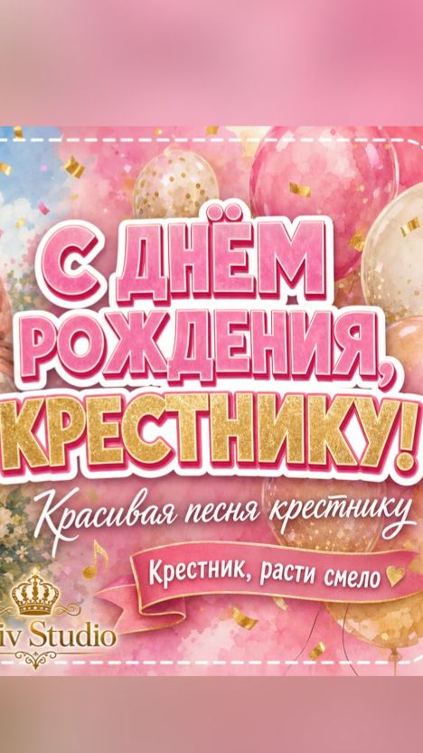 Крестнику — песня, от которой плачут 🥂 Полная версия на канале!