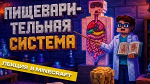 Пищеварительная система человека | Лекция в Minecraft | MindCube Академия