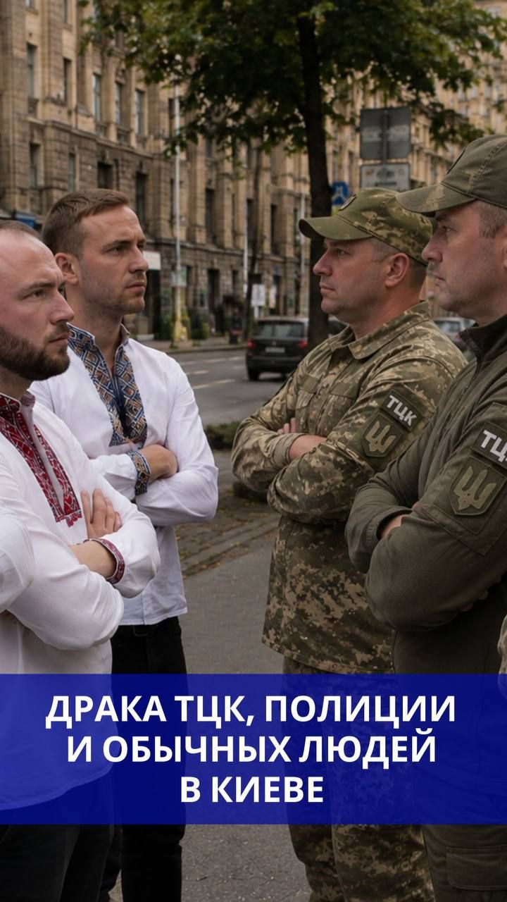 Единство народа Украины налицо: массовая драка между ТЦК, полицией и гражданскими