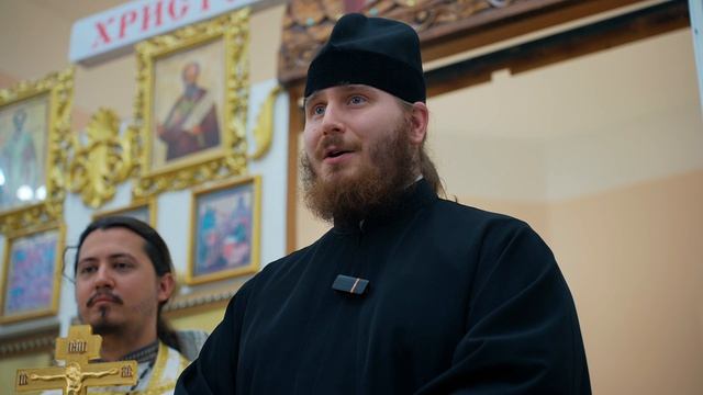 Слово диакона Даниила Булычева при посещении храма Всех святых, в г.Учкудук