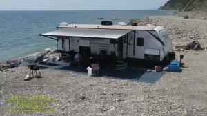 Уникальный Кемпинг на диком пляже Черного моря, где никого нет, в 100 км от Краснодара с координатой