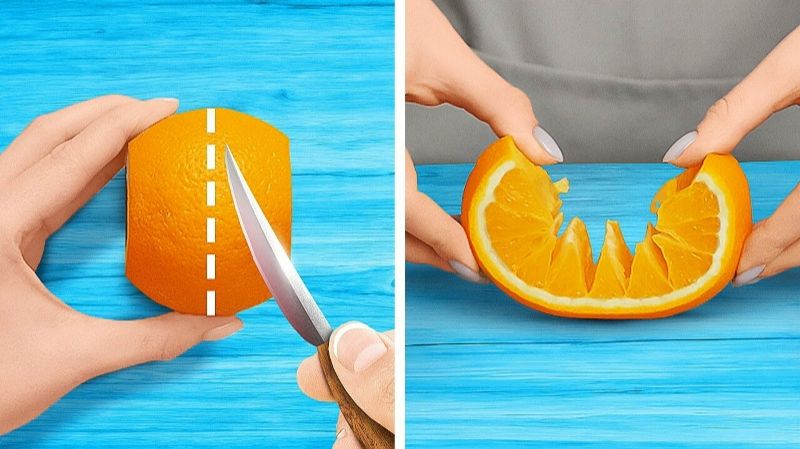 ЧИСТИТЕ И НАРЕЗАЙТЕ ФРУКТЫ И ОВОЩИ ЗА СЕКУНДЫ! Полезные кухонные лайфхаки смотреть онлайн