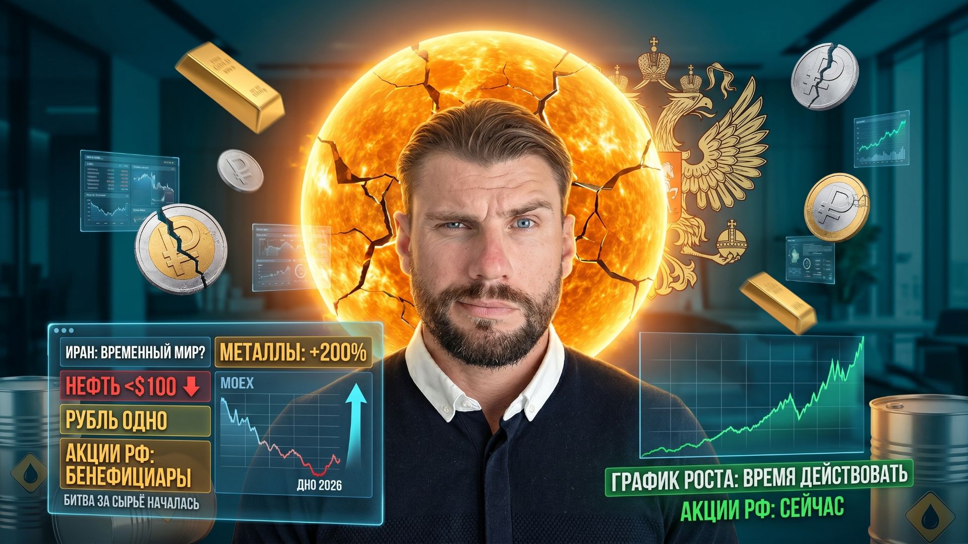 Мир с Ираном — это ФЕЙК? Удар по рублю и разбор НОВАТЭК, НЛМК, Полюс, Норникель смотреть онлайн