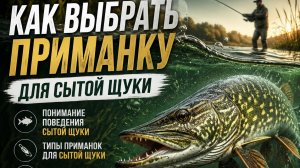 Как выбрать приманку, на которую клюнет даже сытая щука