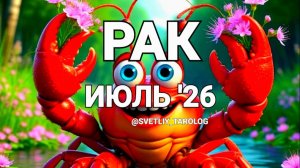 ♋️ РАК. ИЮЛЬ 2026 год 🔮