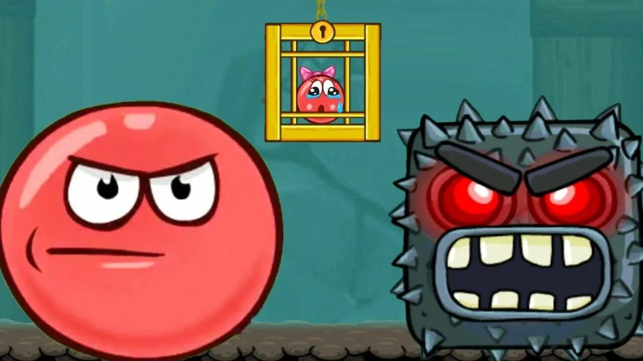Игра Красный Шар 4 мультик Игра для детей!