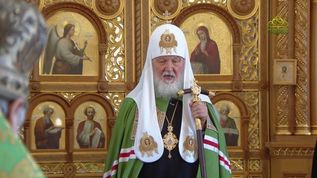 Патриаршая проповедь после Литургии в Иоанновском ставропигиальном монастыре в Санкт-Петербурге