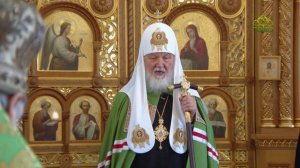 Патриаршая проповедь после Литургии в Иоанновском ставропигиальном монастыре в Санкт-Петербурге