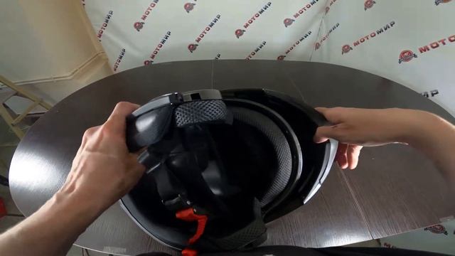 Шлем модуляр (поднимается подбородок) Safelead LX-118, цвет карбон