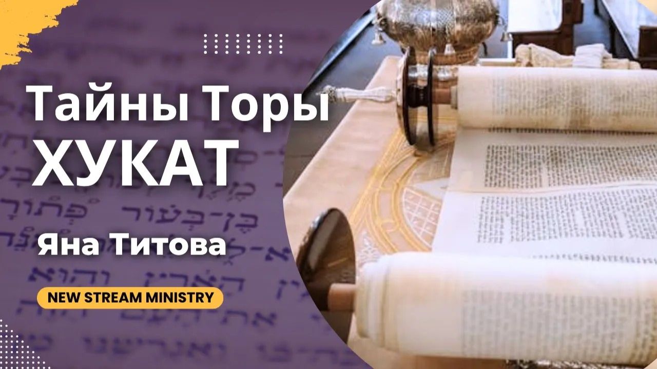 Разбор недельной главы Торы ХУКАТ Числа 19 - 21 гл. Яна Титова NSM
