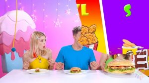Маленькая vs Средняя vs Большая Шоколадная Еда Челлендж # Забавный баттл на 24 ЧАСА от RATATA