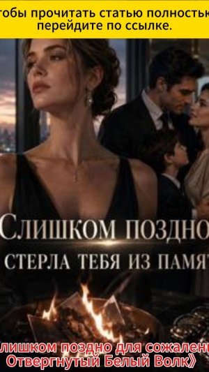 《Слишком поздно: Я стерла тебя из памяти》