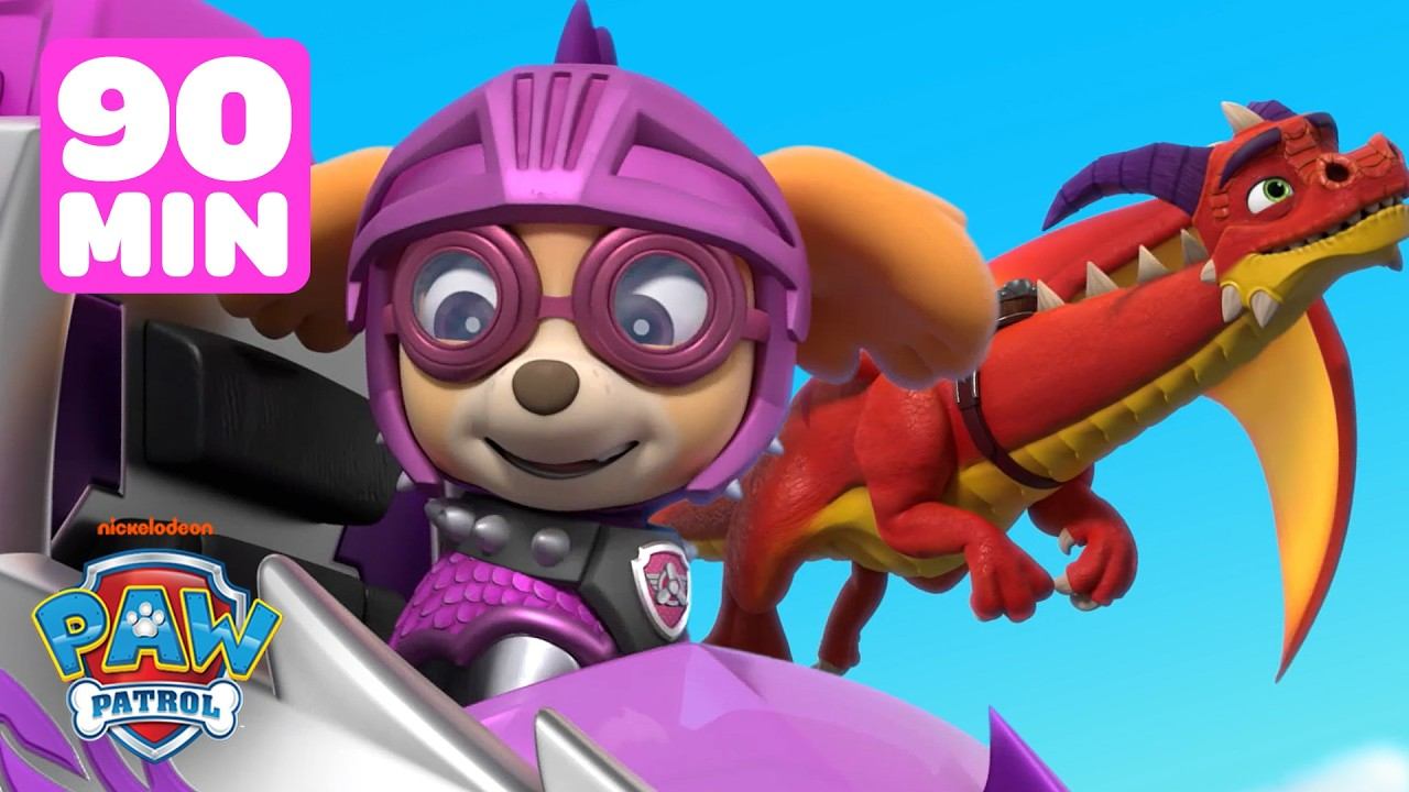 90 минут драконов, рыцарей и сказок со Скай! ♀️ | Nick Jr. Cyrillic смотреть онлайн