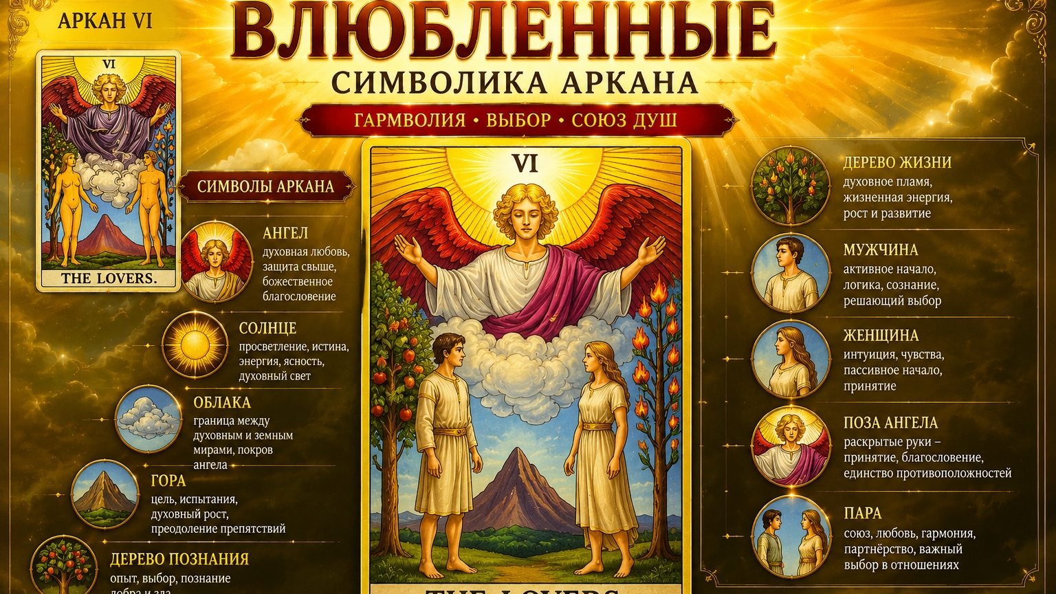 VI. Влюбленные. Символизм