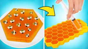 Желейный торт с пчёлками: ты не поверишь, как это выглядит 😱🍯