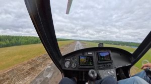 Учебный полет на автожире Magni m24
