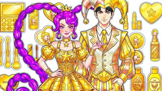 ✨СДЕЛАЙ САМ ИЗ БУМАГИ✨ ОХОТНИЦЫ НА ДЕМОНОВ K-POP И ПОППИ ПЛЕЙТАЙМ: РУМИ И МИРА ПРЕОБРАЖАЮТСЯ 💄💕 смотреть онлайн