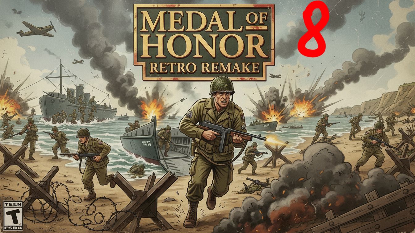 Прохождение Medal Of Honor: Retro Remake #8 (Escape The Wolfram)