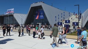 Общий фон с 13-го Международного военно-морского салона «Флот-2026» в Кронштадте. 14.06.2026 г.