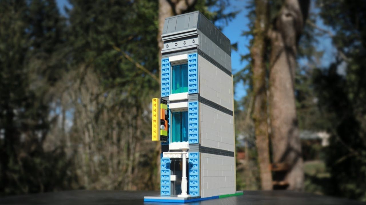 Модульный роскошный ресторан-пиццерия LEGO⎪ LEGO MOC