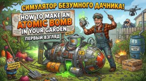 СИМУЛЯТОР БЕЗУМНОГО ДАЧНИКА! How to Make an Atomic Bomb in Your Garden — Прохождение на русском