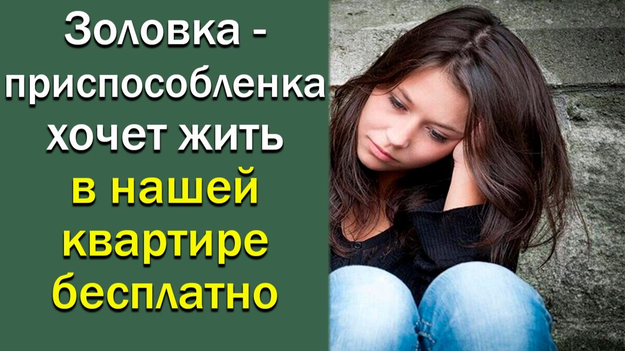 Золовка-приспособленка хочет жить в нашей квартире бесплатно