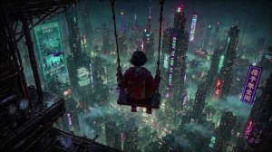 Lost in the Neon Storm ⚡ Cyberpunk Ambient Music for Focus & Relaxation (1.5H)