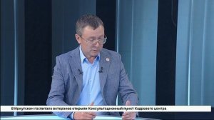 Гость студии — главный врач Иркутской областной станции переливания крови Максим Зарубин