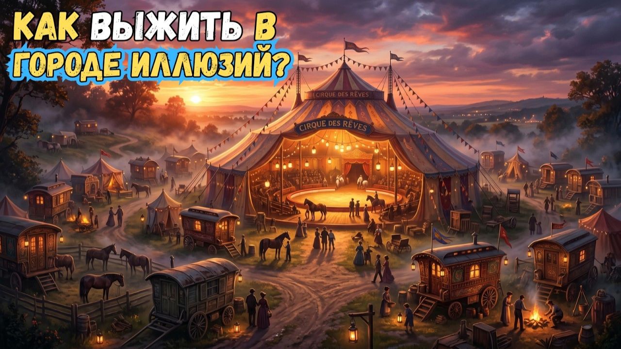 Блеск арены и суровый быт бродячего цирка🌛Лекция для сна