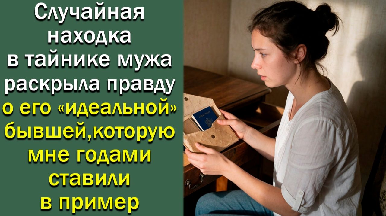 Случайная находка в тайнике мужа раскрыла правду о его «идеальной» бывшей, которую мне годами