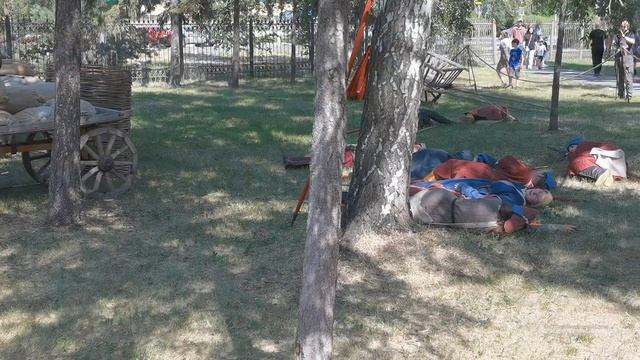 Бой служилых людей Сибири со степняками за царский налог в XVII веке
