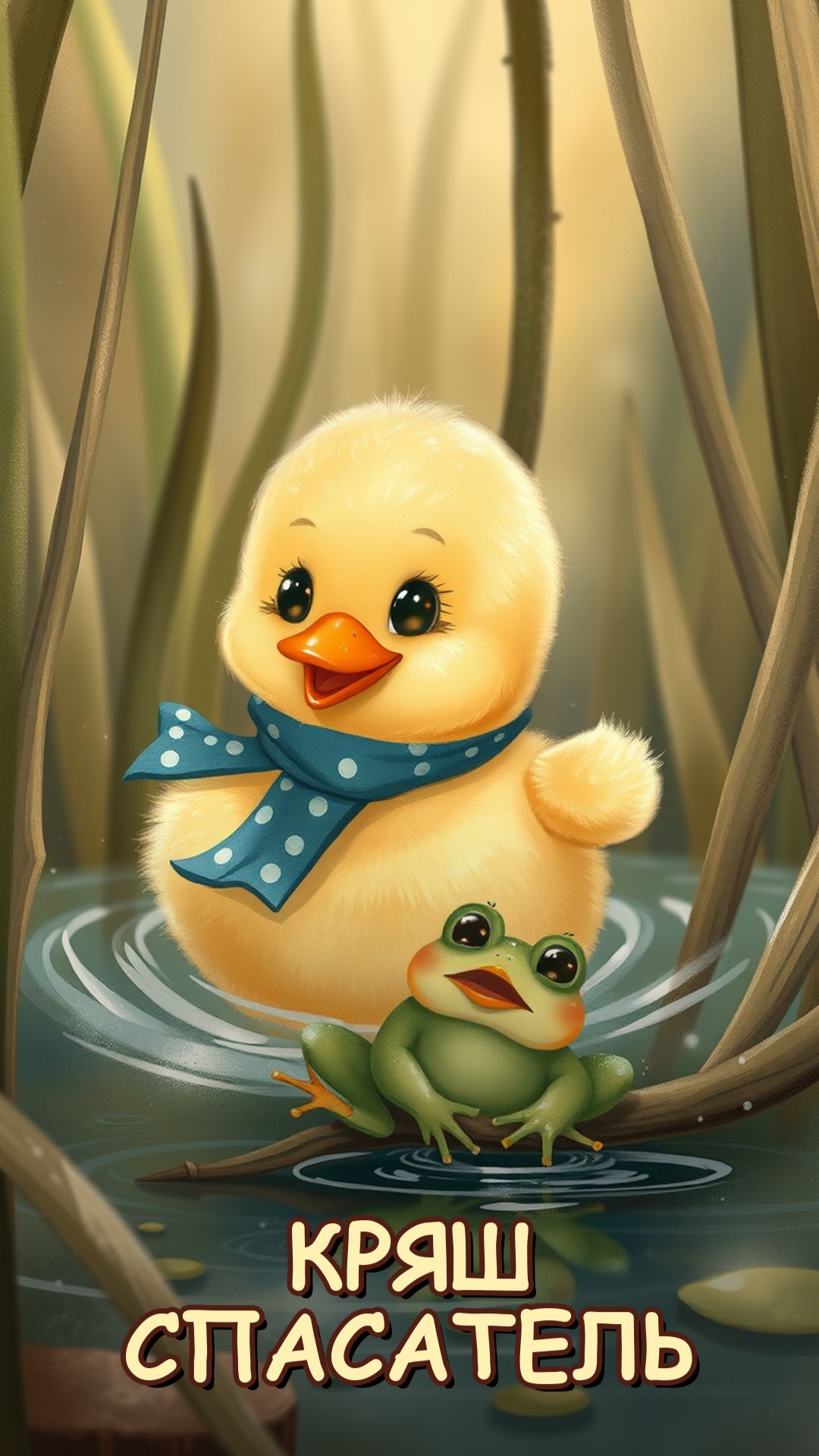 Кряш спасает друга! 🐥