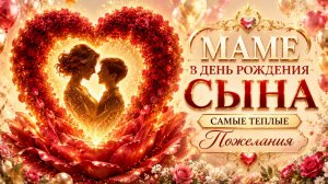 Маме В День Рождения Сына 💐 Самые Теплые Пожелания