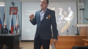 Творческий вечер писателя Дмитрия Корнеева в кадетском военном корпусе 23 мая 2026 г 🎩✍️📖