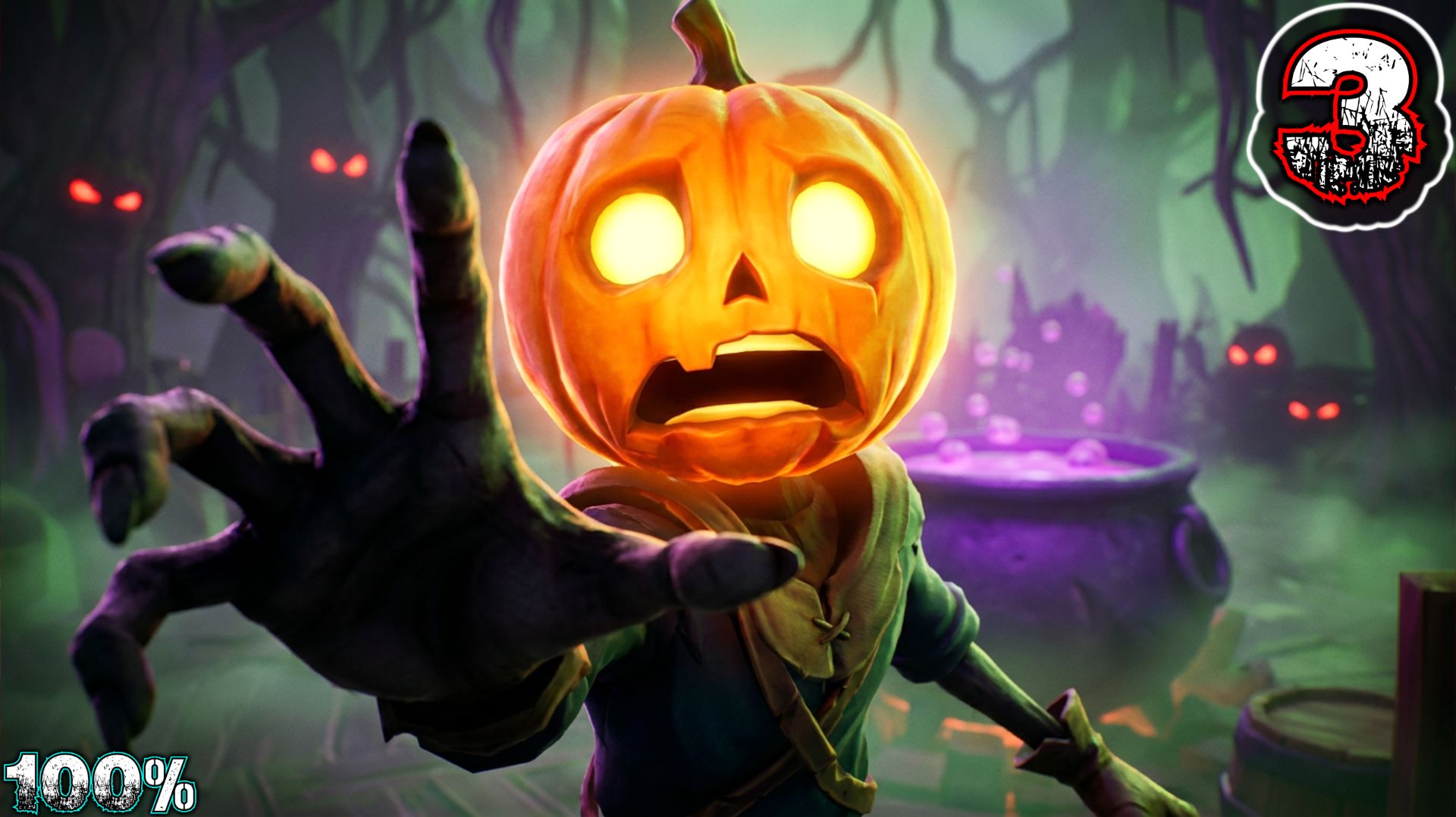 PUMPKIN JACK 3 - Уровень 3: Проклятое Болото 202011Все Коллекционные Предметы 100