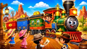 Железная дорогая Мультфильм для Детей | Развивающая игра: уровень 2 | Мультик Железная дорогая