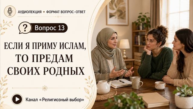 Вопрос 13. Мне кажется, если я приму ислам, то предам своих родных