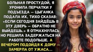Цыганка подняла мои перчатки — и сказала то, от чего я замерла!