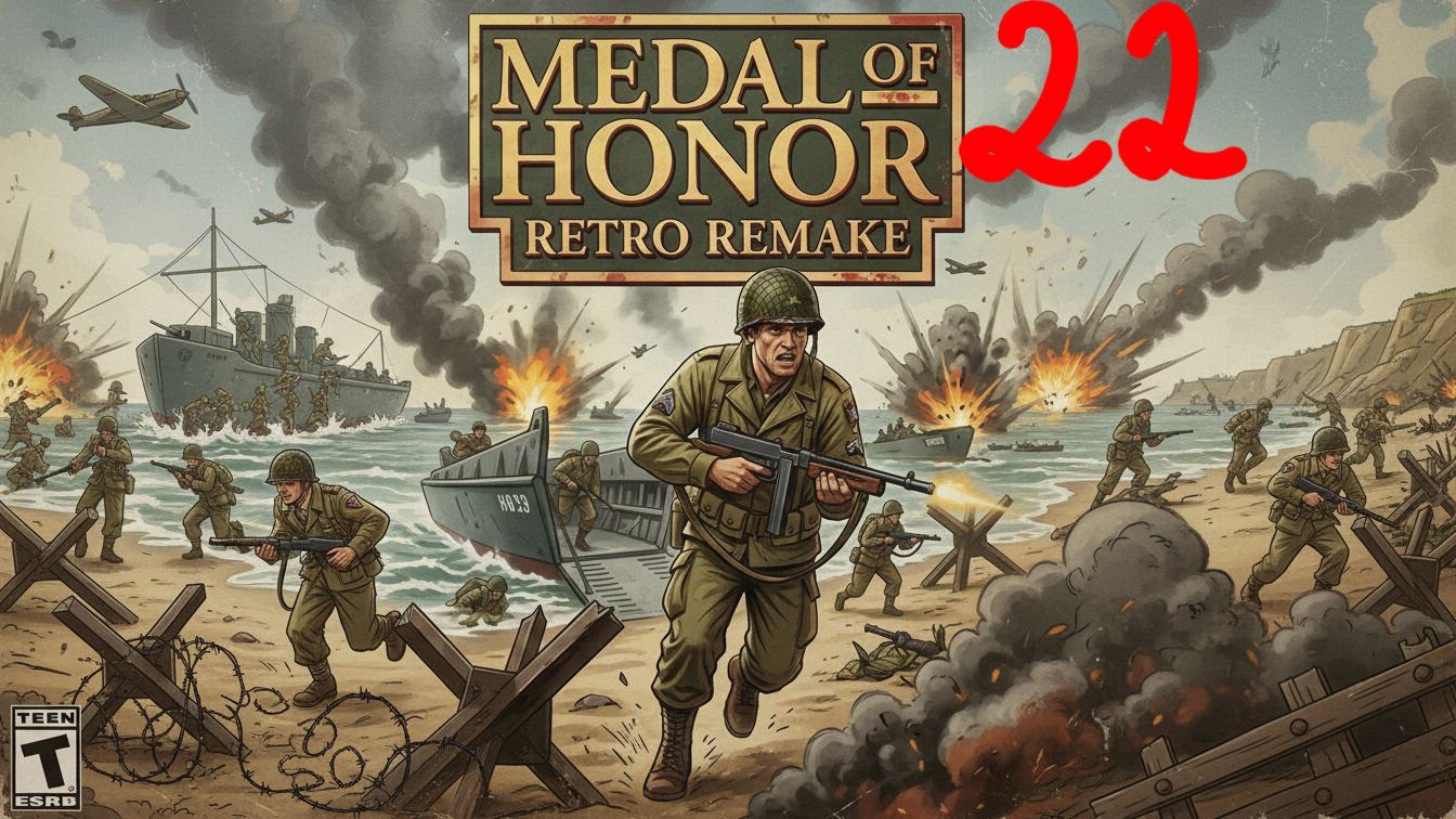 Прохождение Medal Of Honor: Retro Remake #22 (Buzz Bomb Assembly)