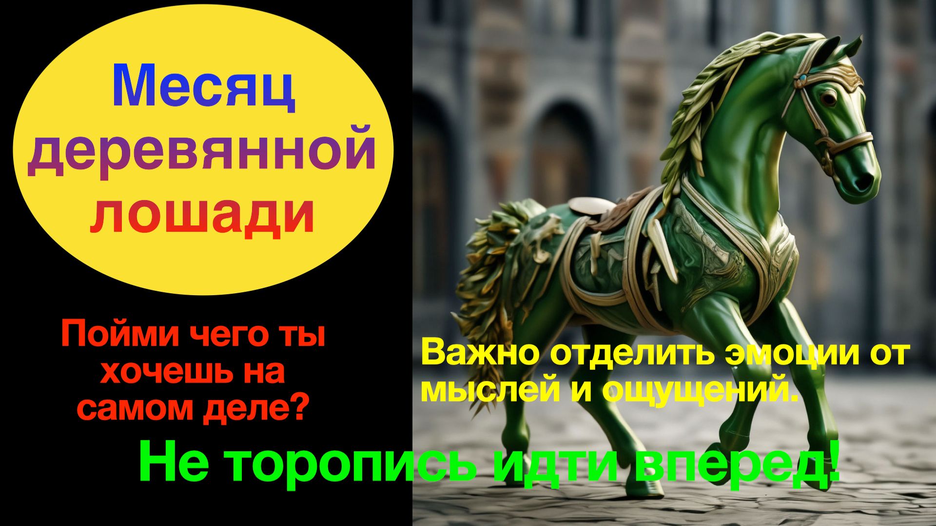 Даосский взгляд на месяц деревянной лошади (июнь)