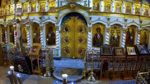 Св. прав. Иоанна Кронштадтского  Полиелейная утреня. Литургия