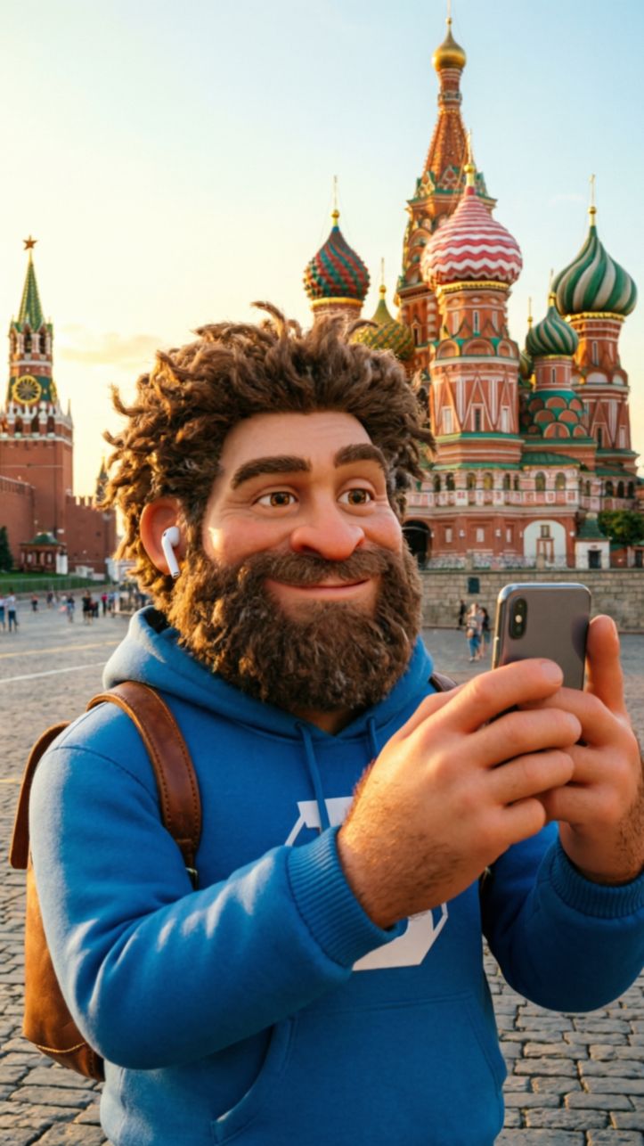 ИИ оптимизировал контент и отправил неандертальца на Красную площадь