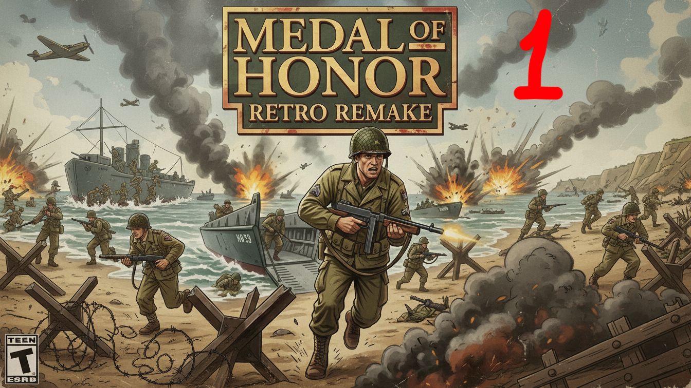 Прохождение Medal Of Honor: Retro Remake #1 (Find The Downed Plane)