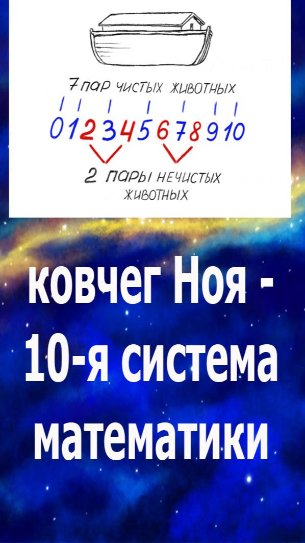 Тайная истина: ковчег Ноя -10 я система математики основа мира созданная Богом. богмирэзотерика