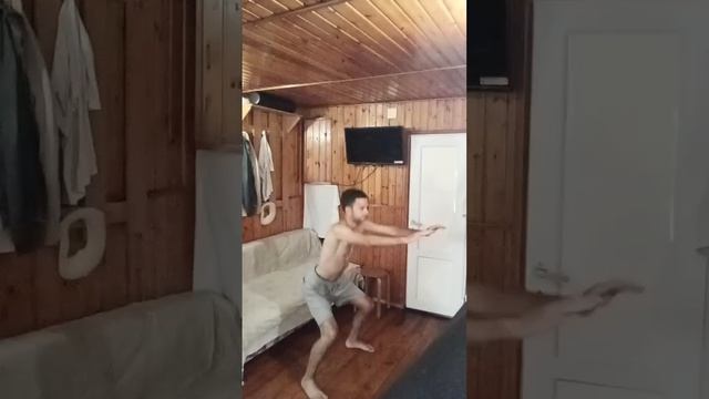 Утренняя тренировка.