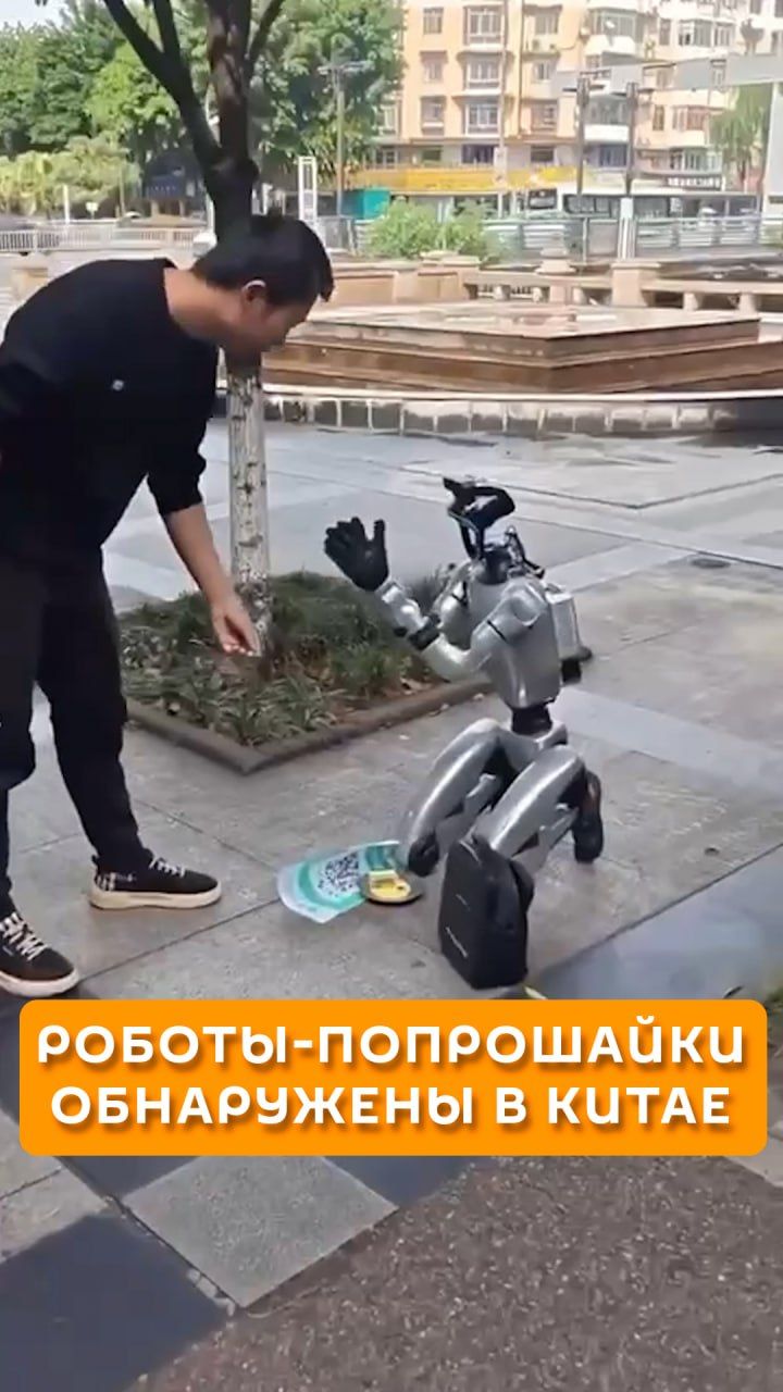 Роботы-попрошайки обнаружены в Китае