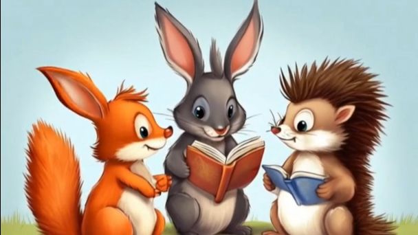 Песенки Зайчика  Лисички и Белочек! Самые милые музыкальные мультики для малышей 🦊